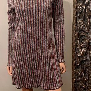 Kimchi Blue Metallic Mini Dress NWOT